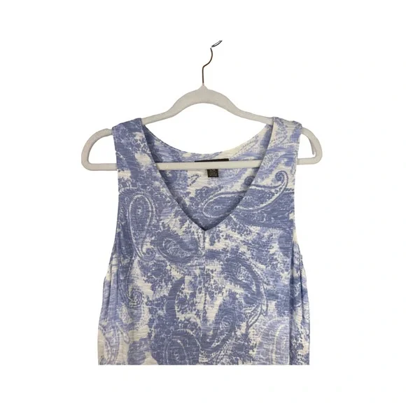 tommy bahama Women’s Sleeveless Swing Dress Blue/White Size large - Picture 2 of 9